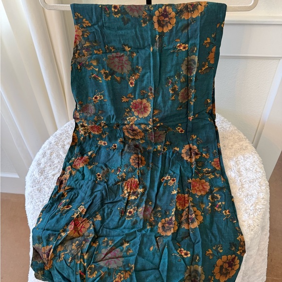 NWT - NATURAL LIFE Teal and Pink Floral Jumpsuit. Women’s size M. - Picture 6 of 8